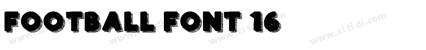 Football Font 16字体转换